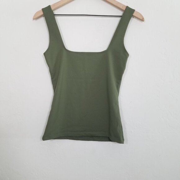 Free People Intimately Olive Green Top Size S - Picture 3 of 4